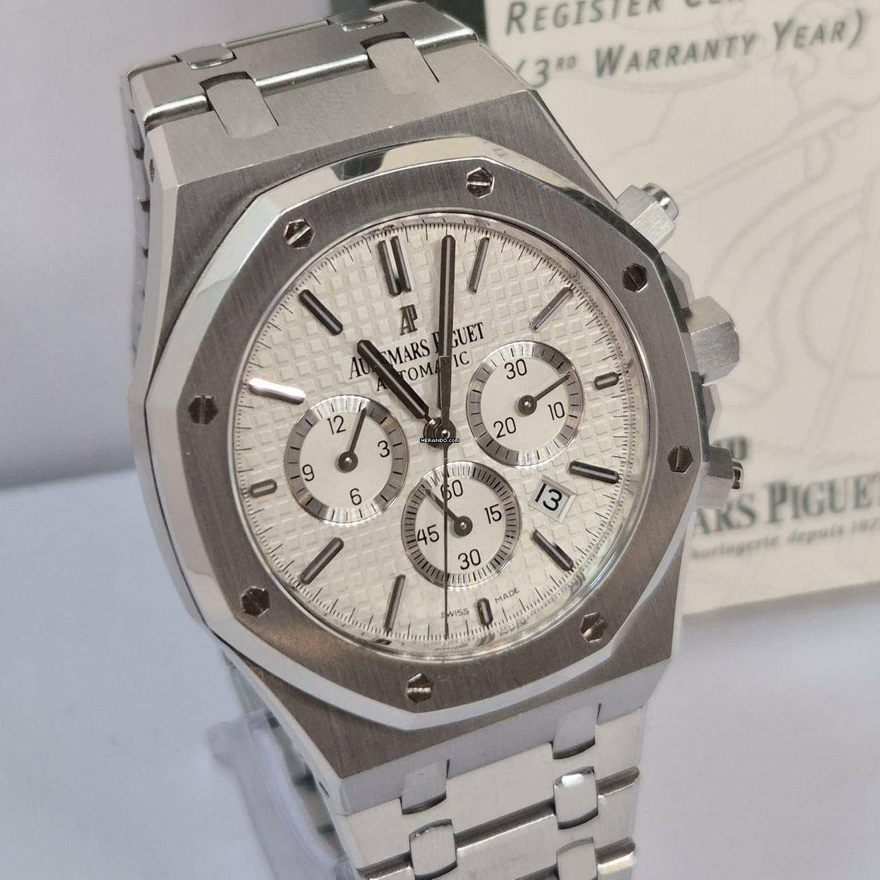 Thumbnail von Audemars Piguet Royal Oak Chronograph 41mm Automático Completo