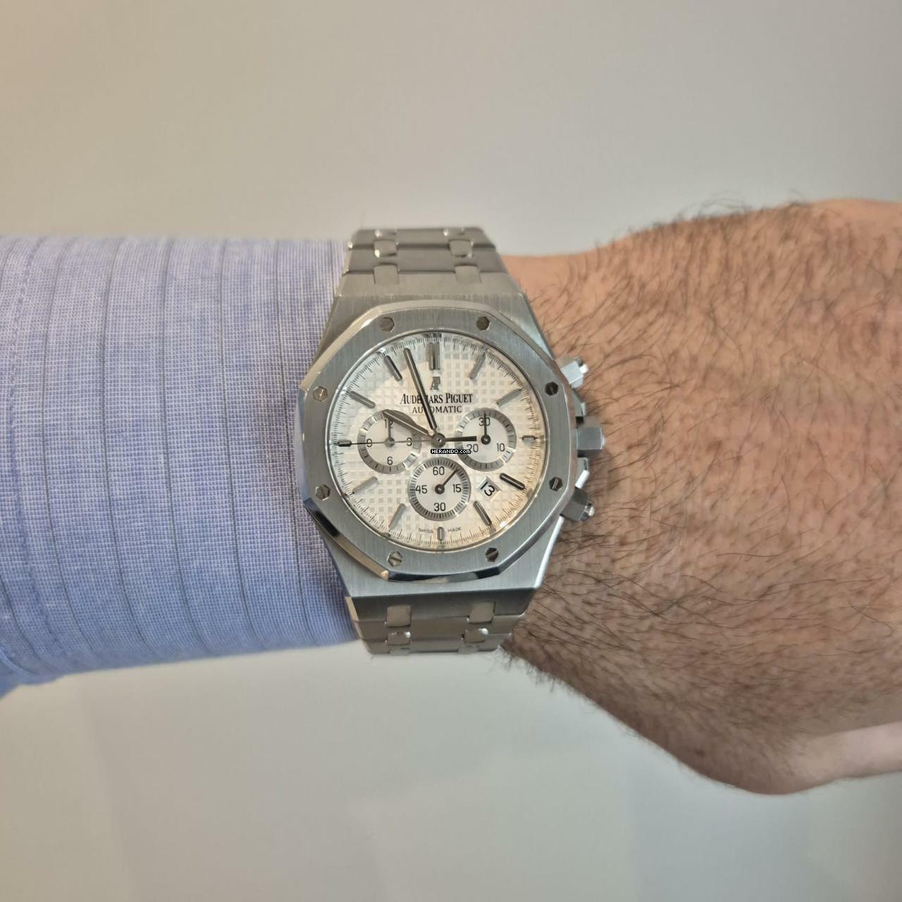 Thumbnail von Audemars Piguet Royal Oak Chronograph 41mm Automático Completo