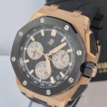 Thumbnail von Audemars Piguet Royal Oak Offshore Chronograph Flyback Ouro Rosé & Cerâmica 43mm Completo