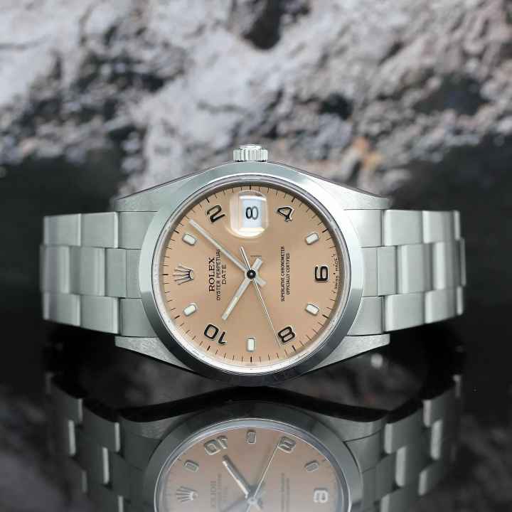  Rolex Oyster Perpetual Date Stahl Automatik Ref:15210 Rolex Box & Papiere von 2000 </h1> 