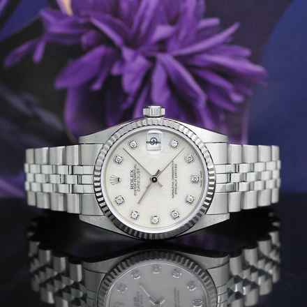  Rolex Datejust 31 Medium Stahl/Weißgold Ref :68274 Box von 1998 </h1> 