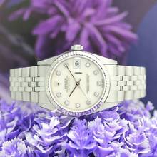 Thumbnail von Rolex Datejust 31 Medium Stahl/Weißgold Ref :68274 Box von 1998 </h1>