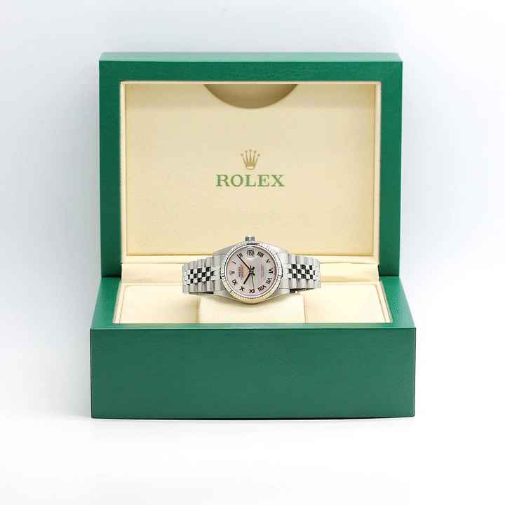  Rolex Datejust 31 Medium Stahl/Weißgold Ref :78274 Box von 2002 </h1> 