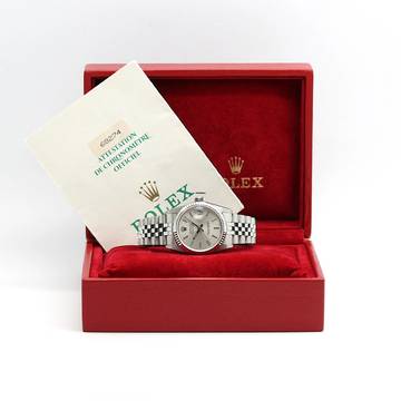  Rolex Datejust 31 Medium Stahl/Weißgold Ref :68274 Box & Papiere von 1988 </h1> 