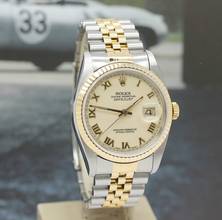 Thumbnail von Rolex Datejust 36 Stahl/Gold Ref :16233 Rolex Box & Papiere von 1990 </h1>