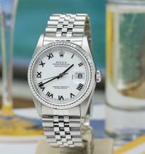 Thumbnail von Rolex Datejust 36 Stahl Ref :16234 Rolex Box & Papiere von 1998 </h1>