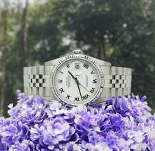 Thumbnail von Rolex Datejust 36 Stahl Ref :16234 Rolex Box & Papiere von 1998 </h1>