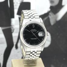 Thumbnail von Rolex Datejust 36 Stahl Ref :16234 Rolex Box & Papiere von 2002 </h1>