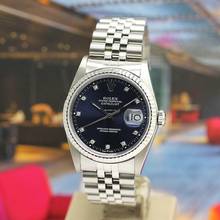 Thumbnail von Rolex Datejust 36 Stahl Ref :16234 Rolex Box & Papiere von 1989 </h1>