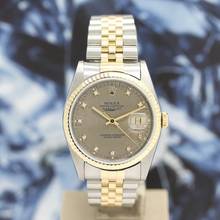 Thumbnail von Rolex Datejust 36 Stahl/Gold Ref :16233 Rolex Box & Papiere von 1990 </h1>