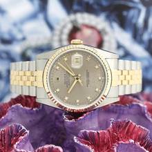 Thumbnail von Rolex Datejust 36 Stahl/Gold Ref :16233 Rolex Box & Papiere von 1990 </h1>