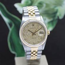 Thumbnail von Rolex Datejust 36 Stahl/Gold Ref :16233 Rolex Box & Papiere von 1993 </h1>