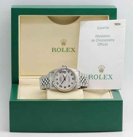  Rolex Datejust 36 Stahl Ref :16234 Rolex Box & Papiere von 2004 </h1> 