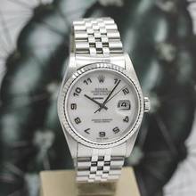 Thumbnail von Rolex Datejust 36 Stahl Ref :16234 Rolex Box & Papiere von 2004 </h1>