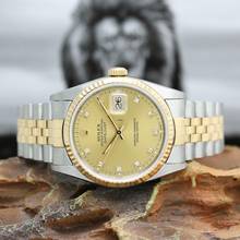 Thumbnail von Rolex Datejust 36 Stahl/Gold Ref :16233 Rolex Box & Papiere von 1989 </h1>
