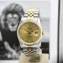 Thumbnail von Rolex Datejust 36 Stahl/Gold Ref :16233 Rolex Box & Papiere von 1989 </h1>