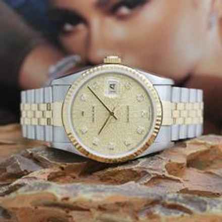  Rolex Datejust 36 Stahl/Gold Ref :16233 Rolex Box & Papiere von 1997 </h1> 