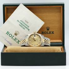 Thumbnail von Rolex Datejust 36 Stahl/Gold Ref :16233 Rolex Box & Papiere von 1997 </h1>