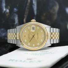 Thumbnail von Rolex Datejust 36 Stahl/Gold Ref :16233 Rolex Box & Papiere von 1996 </h1>