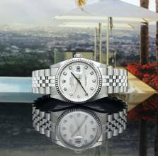 Thumbnail von Rolex Datejust 36 Stahl Ref :16234 Rolex Box & Papiere von 1999 </h1>