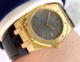Thumbnail von Audemars Piguet Royal Oak Vollgold Quartz Vintage 33mm ref 56175BA 56175BA
