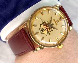 Thumbnail von Omega Seamaster Cross of Merit Seamaster Automatic XVI Melbourne Olympic 1956 ROSEGOLD 2850 2850