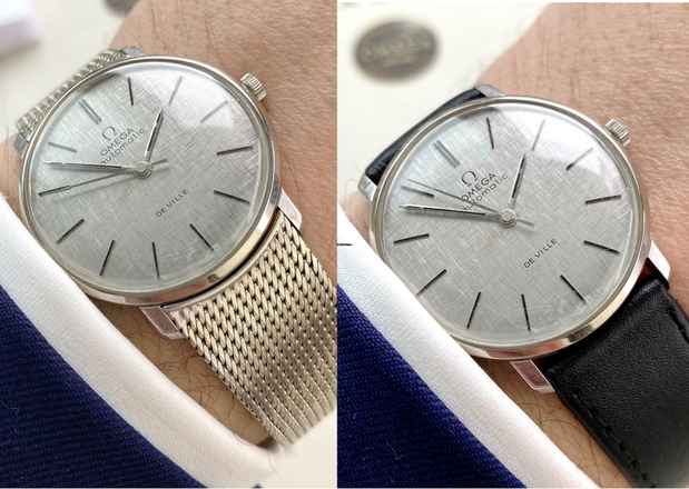  Omega De Ville Vintage SOLID WHITE GOLD EXTRACT Automatic Automatik 161024 161024 