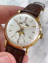 Thumbnail von Omega Seamaster Cosmic Serviced Triple Date Cosmic Moonphase Solid Gold Vintage 2473 2473