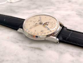 Thumbnail von Omega Seamaster Cosmic Triple Date Moonphase Vintage Steel 2471 2471