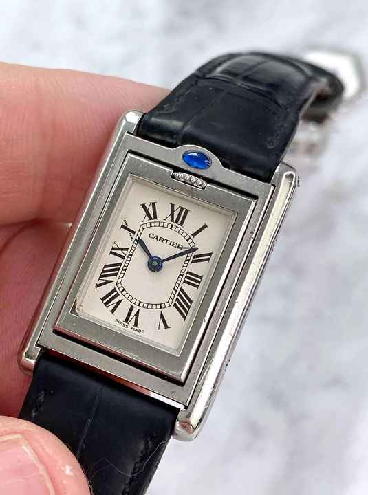  Cartier Tank Basculante Steel 22x32mm ref 2386 Quartz Quarz 2386 