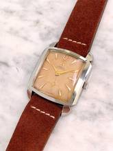 Thumbnail von Omega Bumper Rare Art Deco Case Honeycomb Dial Automatic Bumper 3950 3950