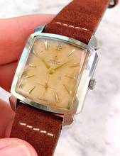 Thumbnail von Omega Bumper Rare Art Deco Case Honeycomb Dial Automatic Bumper 3950 3950