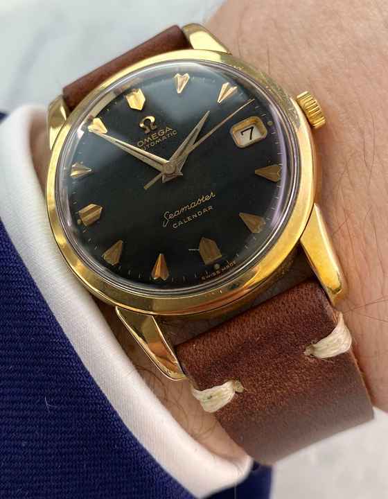  Omega Seamaster Calendar Vintage Automatic Automatik Unrestored Black Dial 2849 2849 