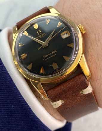  Omega Seamaster Calendar Vintage Automatic Automatik Unrestored Black Dial 2849 2849 
