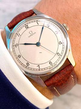  Omega Classic Serviced 36mm Beautifully Restored Sector Dial Art Deco vintage 