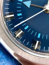 Thumbnail von Bulova Wrist Alarm Steel Blue Dial Top Condition