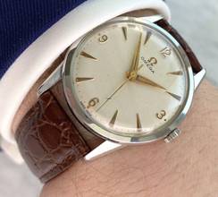 Thumbnail von Omega Classic Beautiful Vintage Handinding 34mm 14392 14392