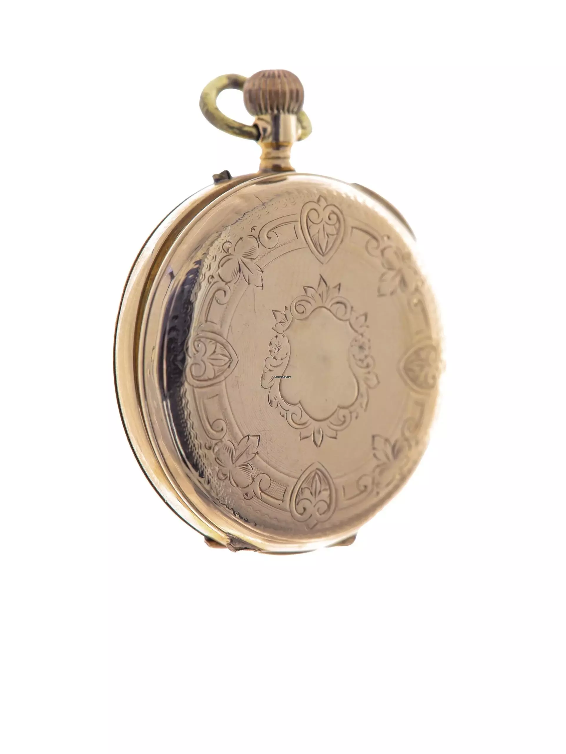 Thumbnail von Swiss Fob Watch 14 k Rose Gold 1900s