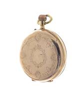 Thumbnail von Swiss Fob Watch 14 k Rose Gold 1900s