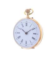 Thumbnail von Swiss Fob Watch 14 k Rose Gold 1900s