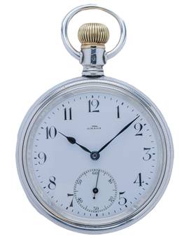  Omega Swing Out Silver 900 1910s 