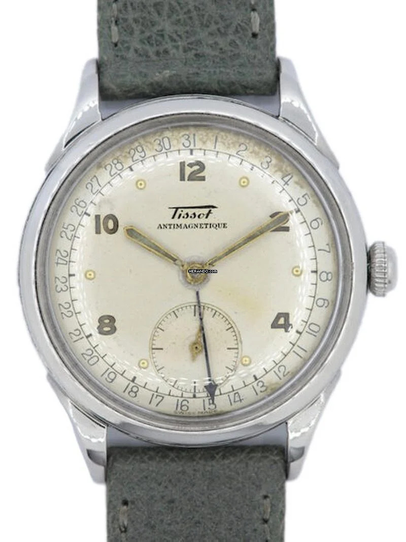  Tissot Pointer Date Stainless Steel 1950s 