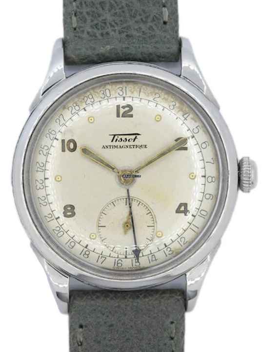  Tissot Pointer Date Stainless Steel 1950s 