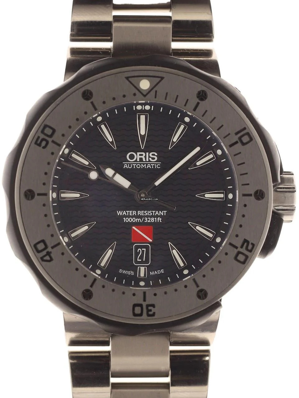  Oris ProDiver Date Gents Automatic Wristwatch Pro Diver Kittiwake Cayman Islands 1.000 m limited Edition of 500 units made worldwide </h1> 
