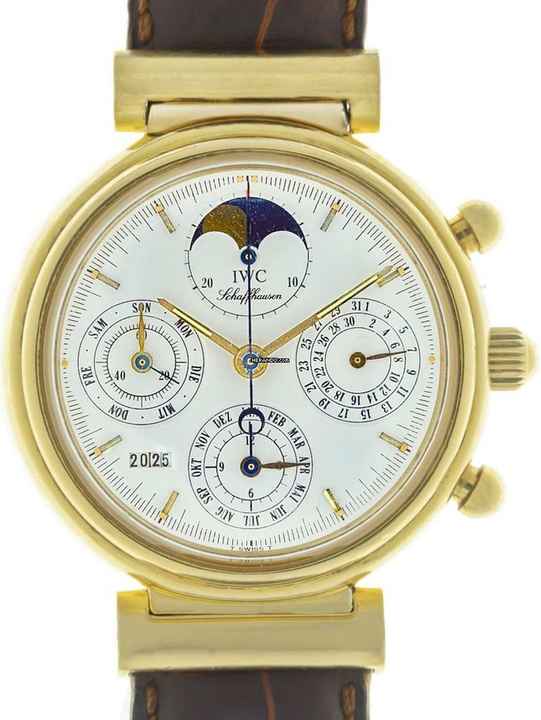  IWC Da Vinci Perpetual Calendar 3750 18 k Yellow Gold 1990s 
