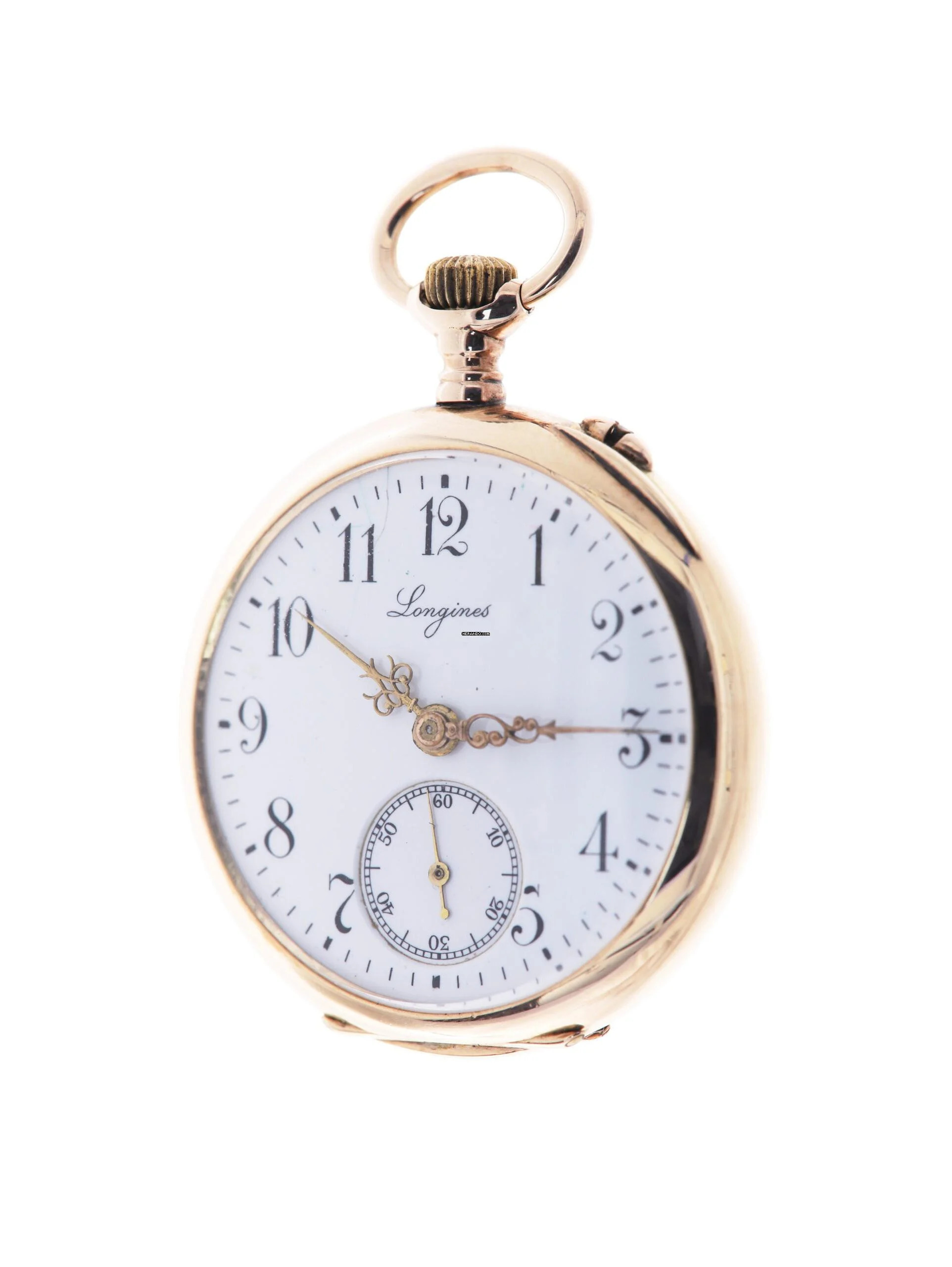 Thumbnail von Longines Fob Watch 14 k Rose Gold 1900s