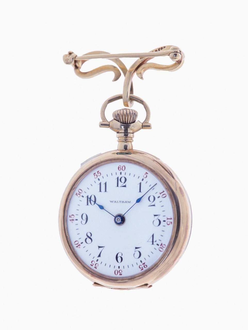 Thumbnail von Waltham Fob Watch 14 k Rose Gold 1900s