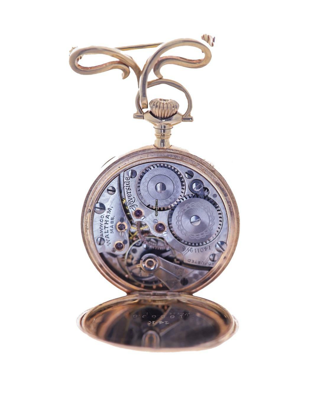 Thumbnail von Waltham Fob Watch 14 k Rose Gold 1900s
