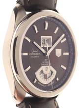 Thumbnail von TAG Heuer Grand Carrera Gents Automatic Wristwatch Grand Carrera GMT Chronometer officially certified with GMT feature </h1>