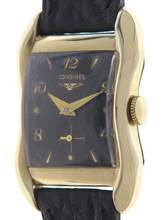 Thumbnail von Longines Asymetrical Gold – Filled 1950s